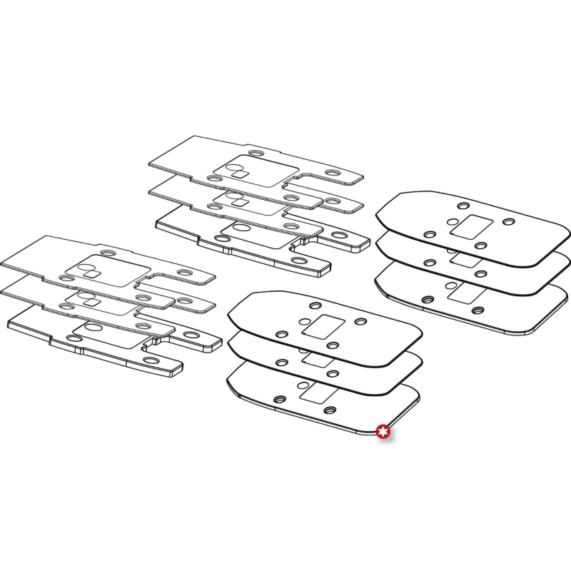 PLAQUE LIFTER FIXATION LOOK 5MM PX18/SPX15 3 PLAQUE LIFTER FIXATION LOOK 5MM PX18/SPX15