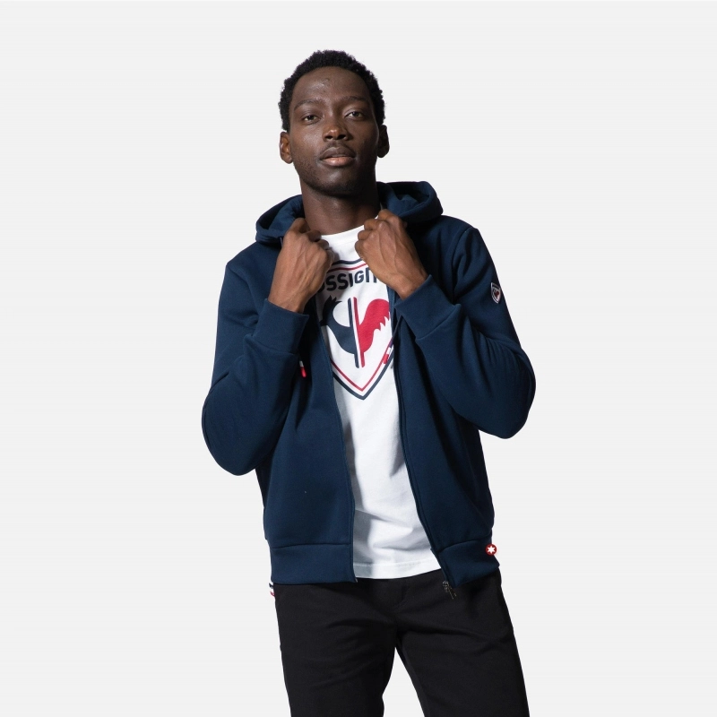 Devant -Promos materiel de ski Magasin SWEAT SHIRT ROSSIGNOL LOGO SWEAT FZ HOOD FT ROSSIGNOL SKIBOX 11